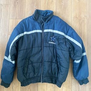 Vintage pro player cowboys reversible jacket